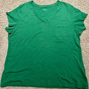 Max Studio green tee XL